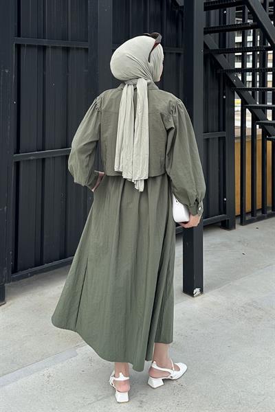 Üst Ceket Jile Takım Haki