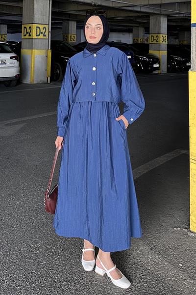 Üst Ceket Jile Takım Lacivert