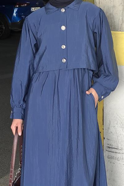 Üst Ceket Jile Takım Lacivert