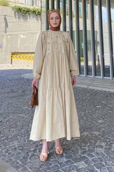 Yazlık Elica Elbise Taş