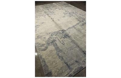 BAMBU EL DOKUMA HALI 165X237 SİLVER BLUE