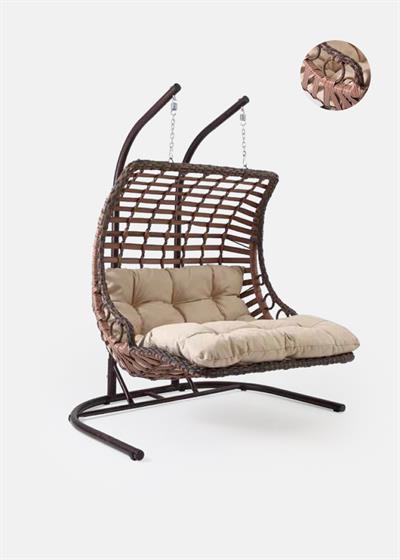 BODRUM DOUBLE ÇİFTLİ RATTAN SALINCAK