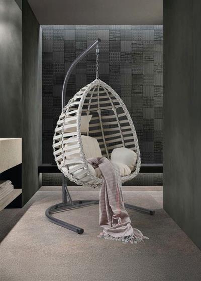 GÜMBET TEKLİ RATTAN SALINCAK