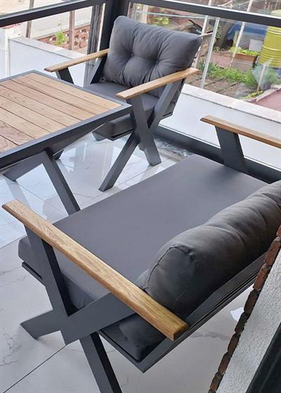 İBİZA 2Lİ MİNİ OTURMA GRUBU (ANTRASİT)