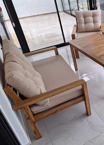 LANİ 2Lİ OTURMA GRUBU (AHŞAP)