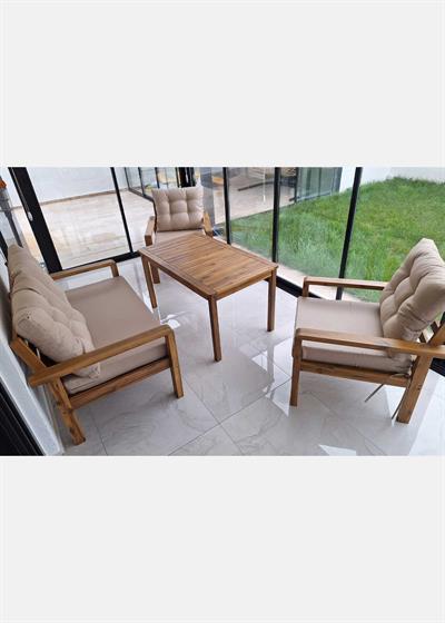 LANİ 2Lİ OTURMA GRUBU (AHŞAP)