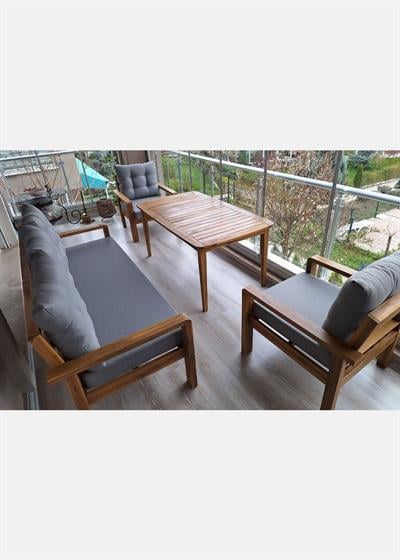 LANİ 3LÜ OTURMA GRUBU (AHŞAP)