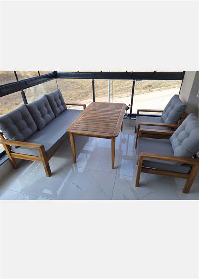 LANİ 3LÜ OTURMA GRUBU (AHŞAP)