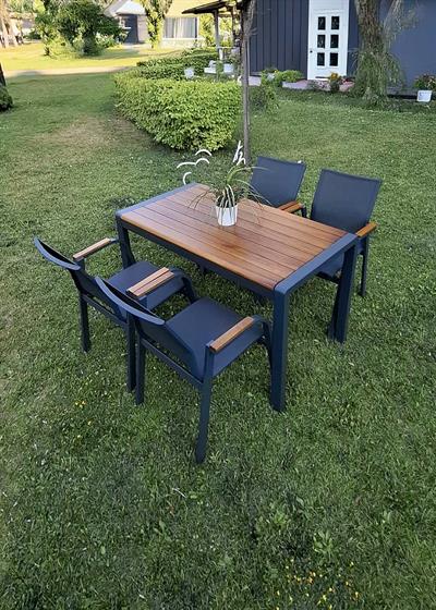 LARA MASA TAKIMI (70X130 MASA / 4 ADET SANDALYE)