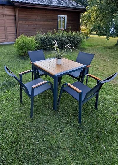 LARA MASA TAKIMI (80X80 MASA / 4 ADET SANDALYE)