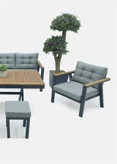 LENA 3LÜ OTURMA GRUBU (ANTRASİT/GRİ)