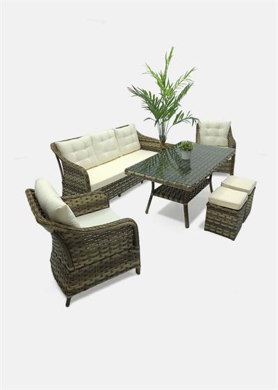 LOFT 3LÜ OTURMA GRUBU (679-KAHVE)