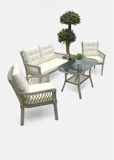 POLO 2Lİ OTURMA GRUBU (111-KREM)