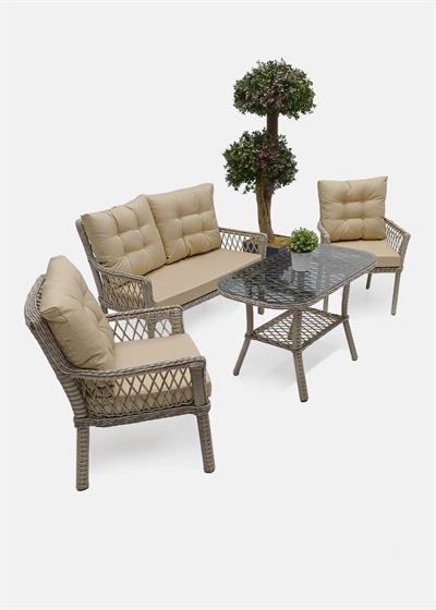 POLO 2Lİ OTURMA GRUBU (111-KREM)