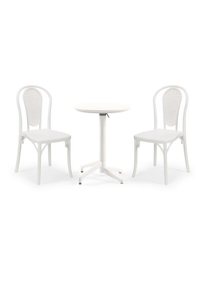 TİLİA BİSTRO SET MOON MASA KATLANIR Ø60 CM YUVARLAK - SOZO-C SANDALYE