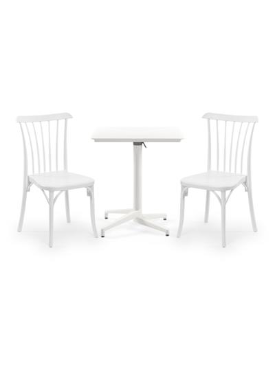 TİLİA BİSTRO SET MOON MASA KATLANIR 70X70 KARE - GOZO SANDALYE