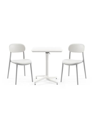 TİLİA BİSTRO SET MOON MASA KATLANIR 70X70 KARE - ALİ SANDALYE