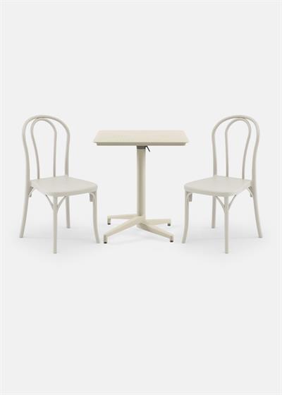 TİLİA BİSTRO SET MOON MASA KATLANIR 70X70 KARE - SOZO SANDALYE