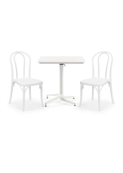 TİLİA BİSTRO SET MOON MASA KATLANIR 80X80 KARE - SOZO SANDALYE