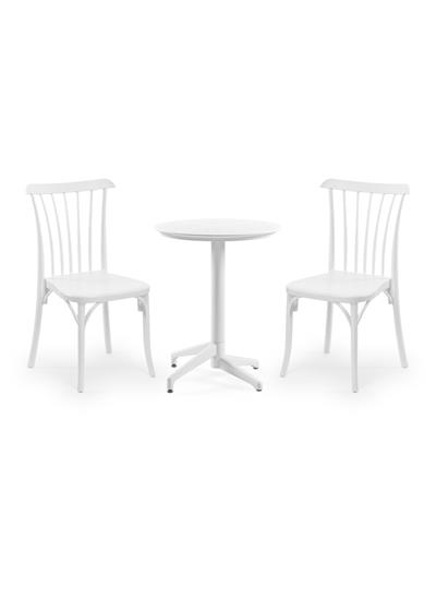 TİLİA BİSTRO SET MOON MASA SABİT Ø60 CM YUVARLAK - GOZO SANDALYE