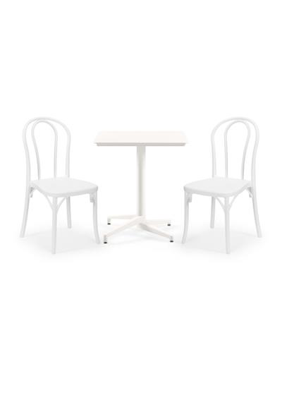 TİLİA BİSTRO SET MOON MASA SABİT 70X70 KARE - SOZO SANDALYE
