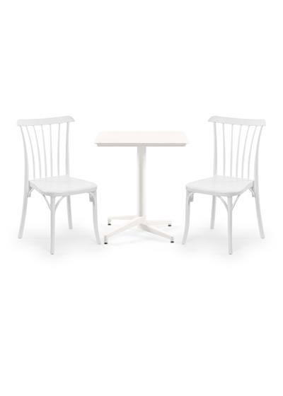 TİLİA BİSTRO SET MOON MASA SABİT 70X70 KARE - GOZO SANDALYE