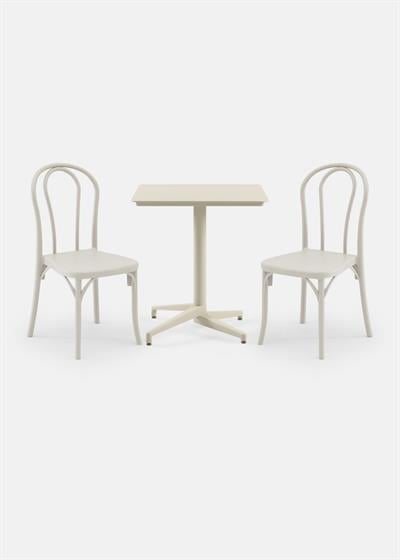 TİLİA BİSTRO SET MOON MASA SABİT 70X70 KARE - SOZO SANDALYE