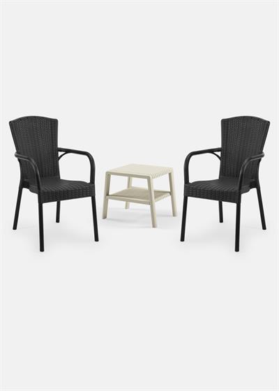 TİLİA MİNİ COFFE SET JOKER SEHPA 43X43 - ROYAL KOLTUK
