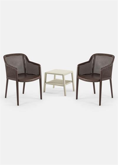 TİLİA MİNİ COFFE SET JOKER SEHPA 43X43 - OCTA KOLTUK