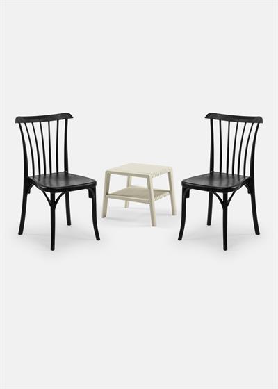 TİLİA MİNİ COFFE SET JOKER SEHPA 43X43 - GOZO SANDALYE