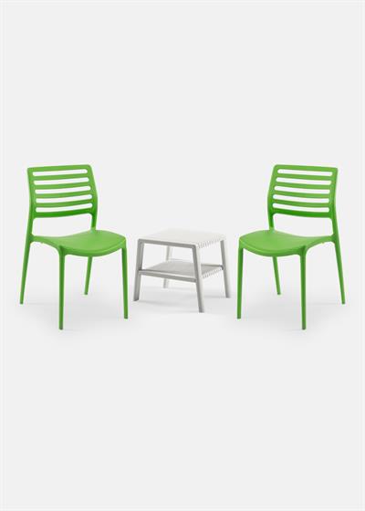 TİLİA MİNİ COFFE SET JOKER SEHPA 43X43 - LOUİSE SANDALYE