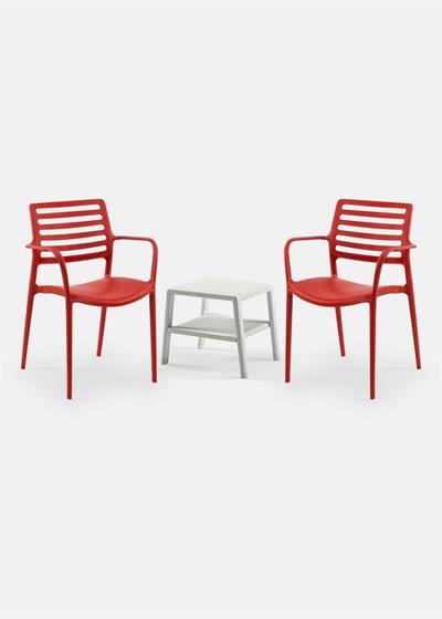 TİLİA MİNİ COFFE SET JOKER SEHPA 43X43 - LOUİSE-XL KOLTUK