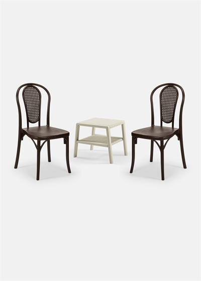 TİLİA MİNİ COFFE SET JOKER SEHPA 43X43 - SOZO-C SANDALYE