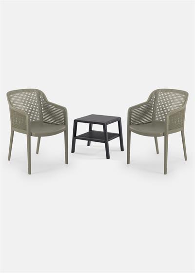 TİLİA MİNİ COFFE SET JOKER SEHPA 43X43 - OCTA KOLTUK