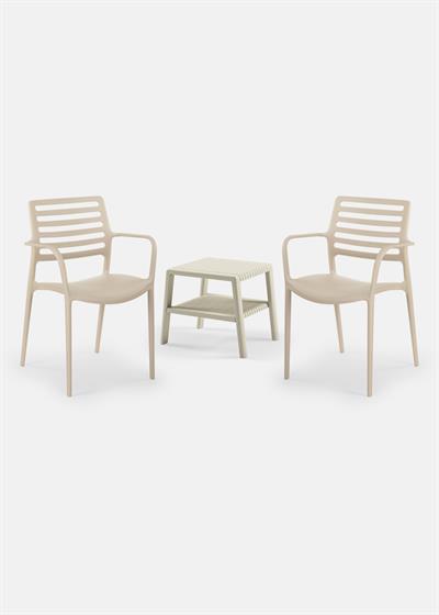 TİLİA MİNİ COFFE SET JOKER SEHPA 43X43 - LOUİSE-XL KOLTUK