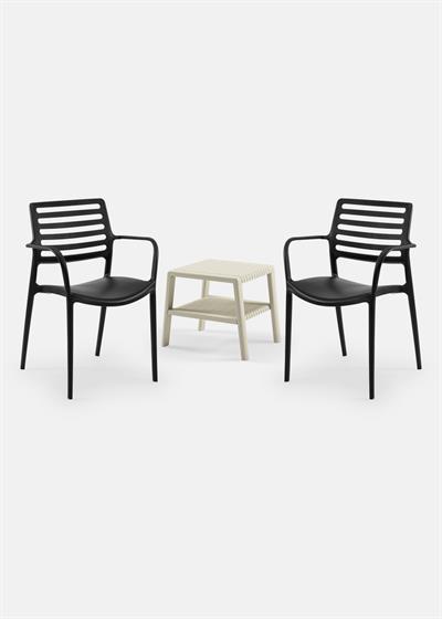 TİLİA MİNİ COFFE SET JOKER SEHPA 43X43 - LOUİSE-XL KOLTUK