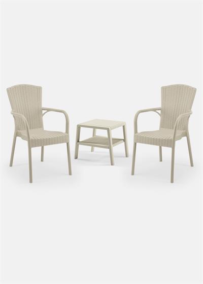 TİLİA MİNİ COFFE SET JOKER SEHPA 43X43 - ROYAL KOLTUK