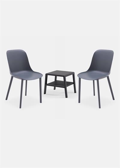 TİLİA MİNİ COFFE SET JOKER SEHPA 43X43 - SHELL-P SANDALYE