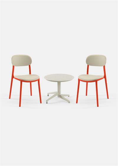 TİLİA MİNİ COFFE SET MOON SEHPA Ø60 CM YUVARLAK - ALİ SANDALYE