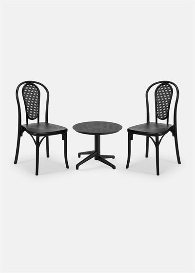 TİLİA MİNİ COFFE SET MOON SEHPA Ø60 CM YUVARLAK - SOZO-C SANDALYE