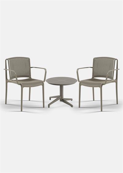 TİLİA MİNİ COFFE SET MOON SEHPA Ø60 CM YUVARLAK - NES KOLTUK