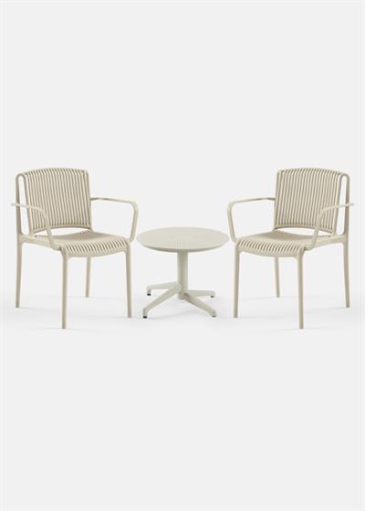 TİLİA MİNİ COFFE SET MOON SEHPA Ø60 CM YUVARLAK - NES KOLTUK