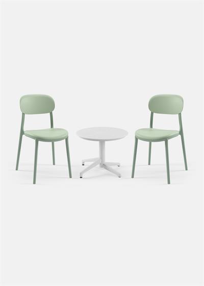 TİLİA MİNİ COFFE SET MOON SEHPA Ø60 CM YUVARLAK - ALİ SANDALYE