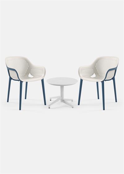 TİLİA MİNİ COFFE SET MOON SEHPA Ø60 CM YUVARLAK - ATRA KOLTUK