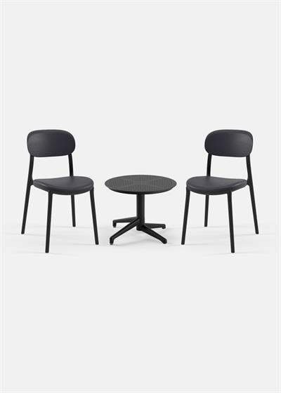 TİLİA MİNİ COFFE SET MOON SEHPA Ø60 CM YUVARLAK - ALİ SANDALYE