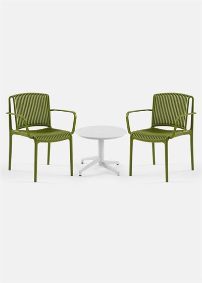 TİLİA MİNİ COFFE SET MOON SEHPA Ø60 CM YUVARLAK - NES KOLTUK