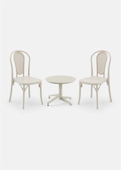 TİLİA MİNİ COFFE SET MOON SEHPA Ø60 CM YUVARLAK - SOZO-C SANDALYE