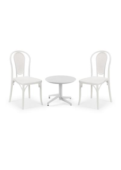 TİLİA MİNİ COFFE SET MOON SEHPA Ø60 CM YUVARLAK - SOZO-C SANDALYE