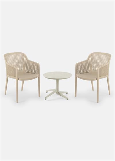 TİLİA MİNİ COFFE SET MOON SEHPA Ø60 CM YUVARLAK - OCTA KOLTUK