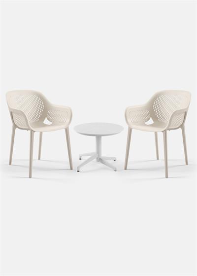 TİLİA MİNİ COFFE SET MOON SEHPA Ø60 CM YUVARLAK - ATRA KOLTUK